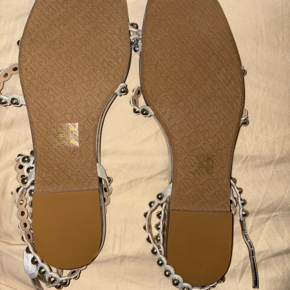 NEW…Cami pearled gladiator flat Women's Sandals size: 8.5 - Picture 2 of 4